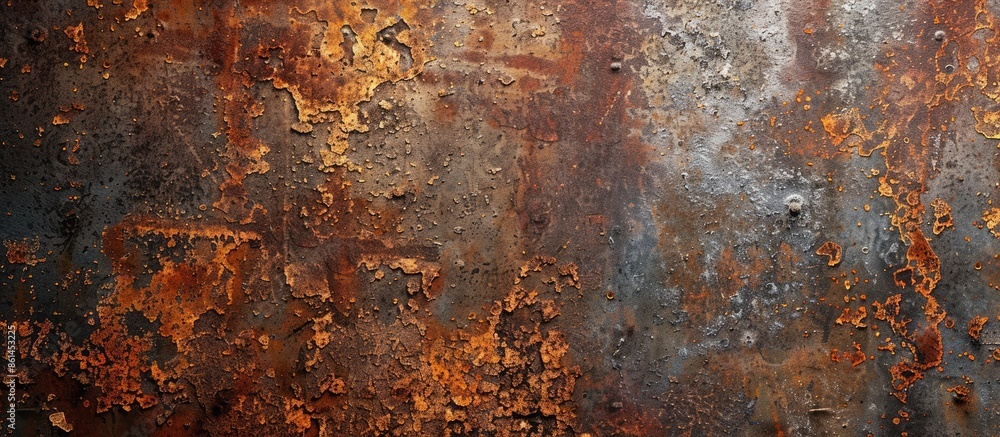 Aufkleber rusty metal background suitable for textures or copy space images.