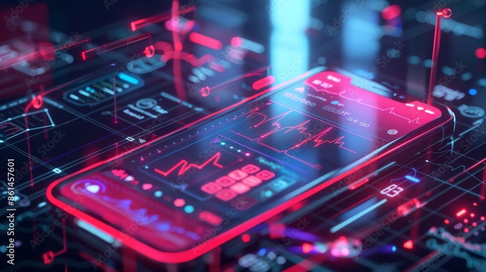 Poster a mobile app that connects patients with doctors for consultations thanks to the low latency and hig