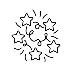 Fireworks for party in cute style

