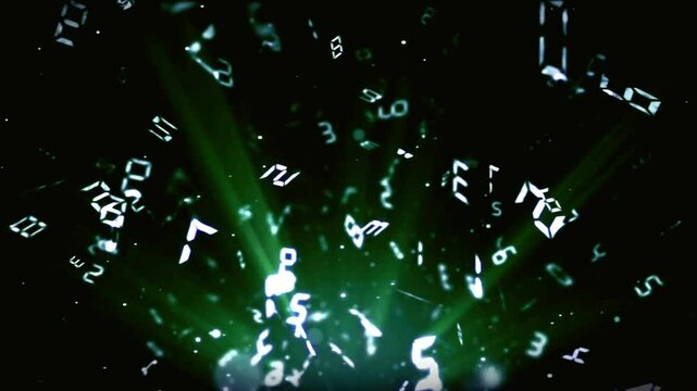 Random digits,Digital binary code. Computer matrix data falling numbers,number background