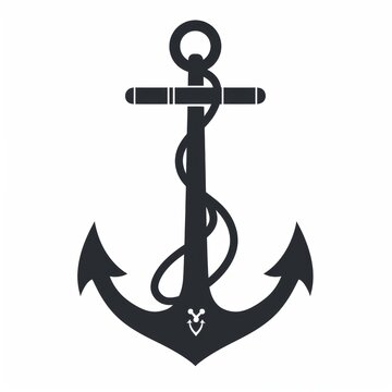 recommend clip art: Vector illustration of ship anchor isolated