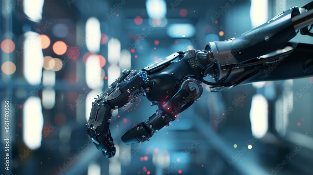 Poster a person with a disability now able to control their prosthetic limbs with incredible precision than
