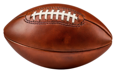 PNG Brown american football sports white background competition.