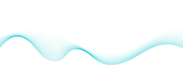 abstract blue waves