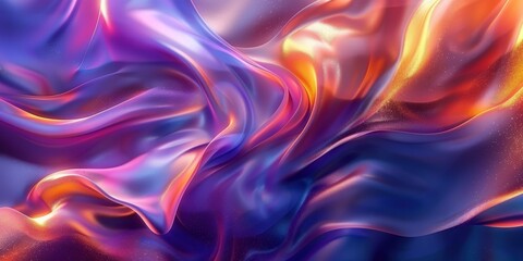 Obraz premium Abstract Swirling Color Gradient