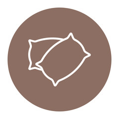 Recovery Pillow icon vector image. Can be used for Plastic and Cosmetic Surgery.