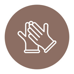 Obraz premium Surgical Gloves icon vector image. Can be used for Plastic and Cosmetic Surgery.
