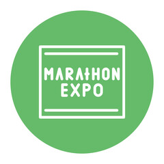 Marathon Expo icon vector image. Can be used for Marathon.