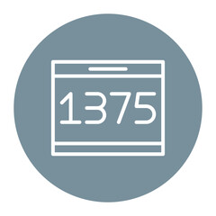 Running Bib icon vector image. Can be used for Marathon.