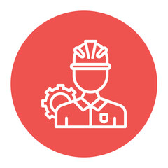 Engineer icon vector image. Can be used for Engineer in Mechanics.