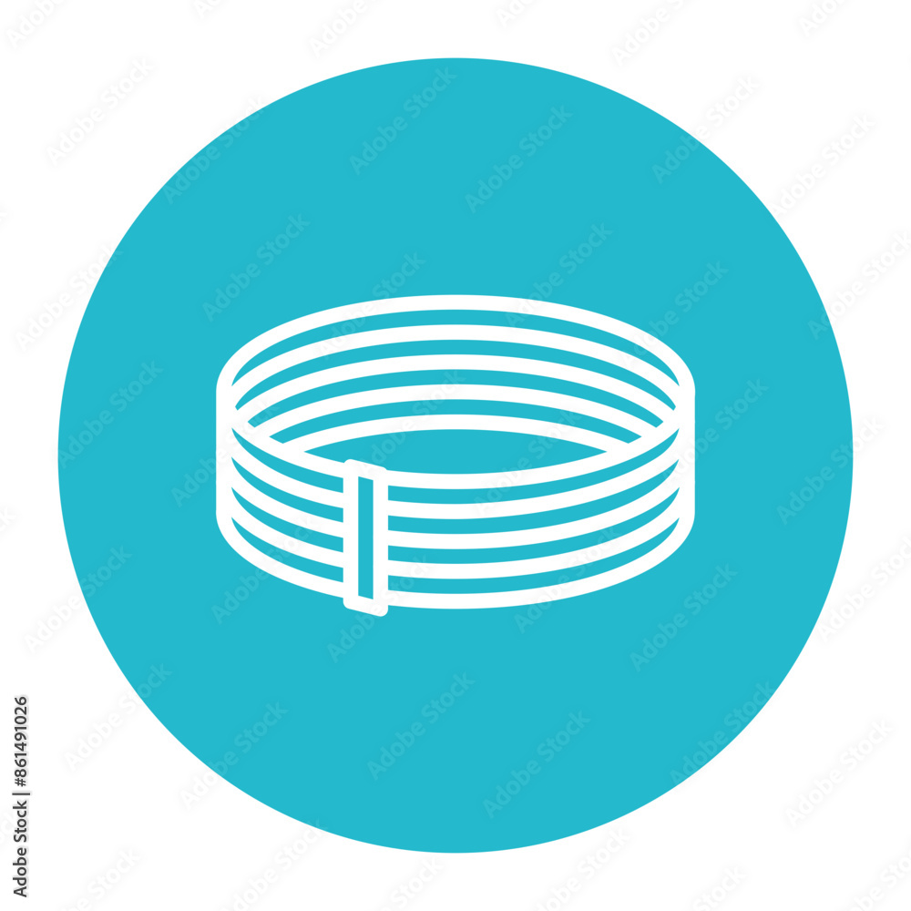 Canvas Prints Metal Wire icon vector image. Can be used for Crafting.