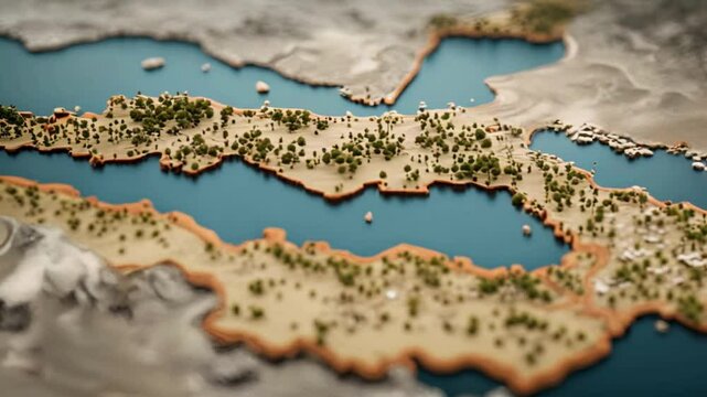 In the domain of cartography, the introduction of abstract 3D maps has brought about a revolutionary change. These maps employ three-dimensional models to depict geographic information, surpassing