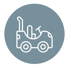 Obraz premium Baby Car icon vector image. Can be used for Raising Children.