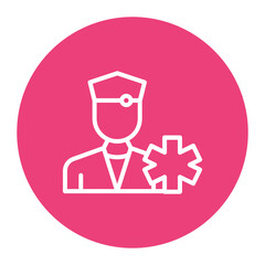 Emergency Medicine icon vector image. Can be used for Rescue And Response.