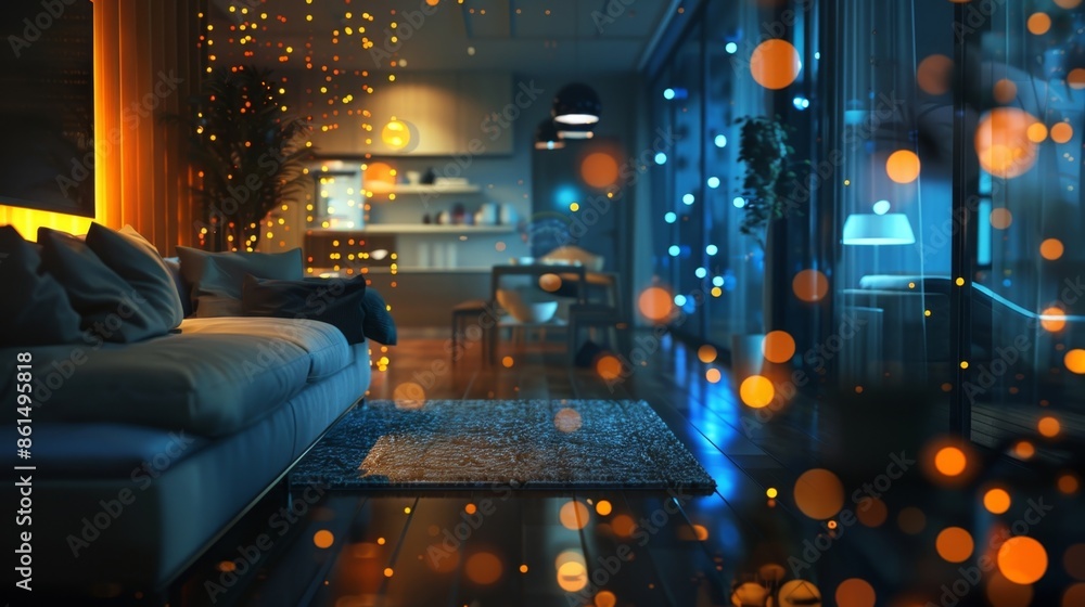 Poster as soon as the occupants enter the house the 5gconnected smart lighting system automatically turns o
