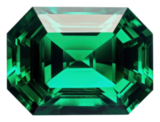 PNG Emerald gemstone jewelry white background.