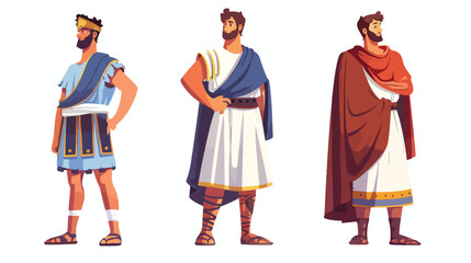 Roman Man in Historical Costume Male Character Wear 