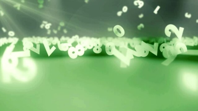 Random digits,Digital binary code. Computer matrix data falling numbers,number background