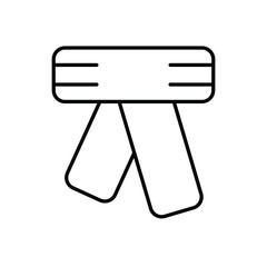 Scarf vector icon