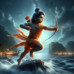 Ramanavmi, Lord Rama, Ram, Ayodhya, Cute kid Rama