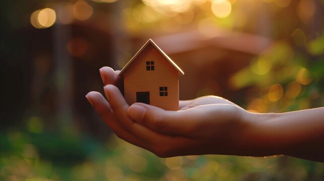 close up view hand of property realtor landlord giving
