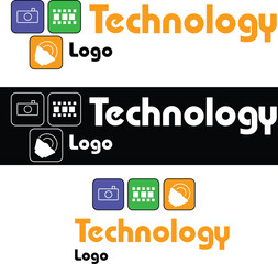 Technology logo created in Adobe Illustrator