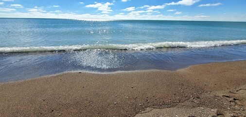 beach in the morning