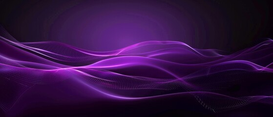 A luxurious purple silk backdrop with soft waves