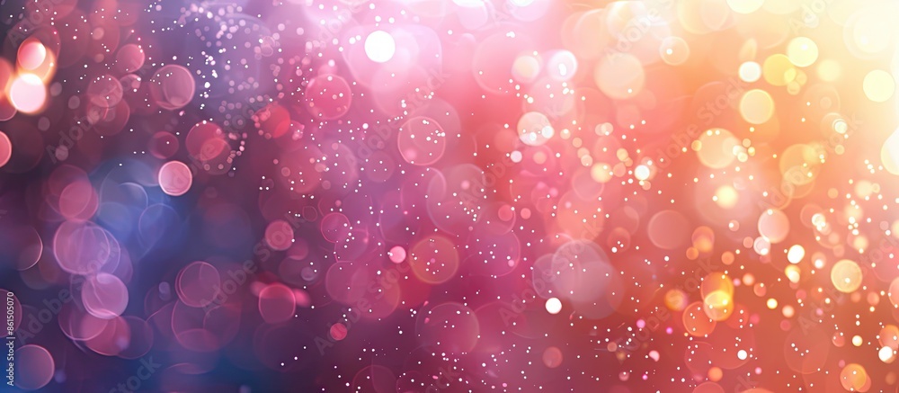 Poster Background with abstract bokeh elements adding artistic flair to a copy space image.