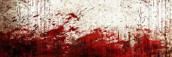Blood Splatters on a White Surface