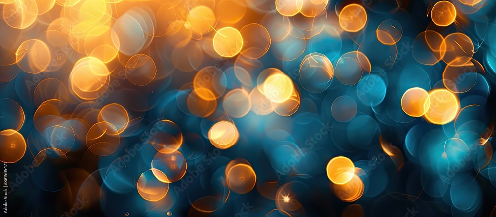 Fototapete abstract bokeh background with copy space image.