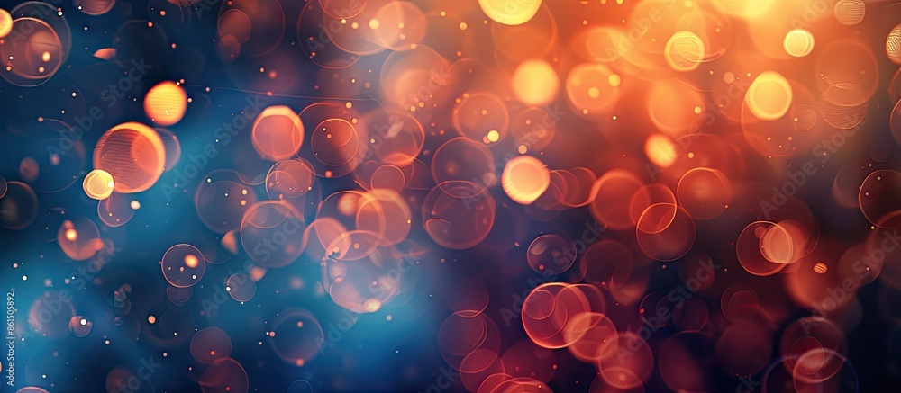 Poster Background with blurred lights creating an abstract copy space image.
