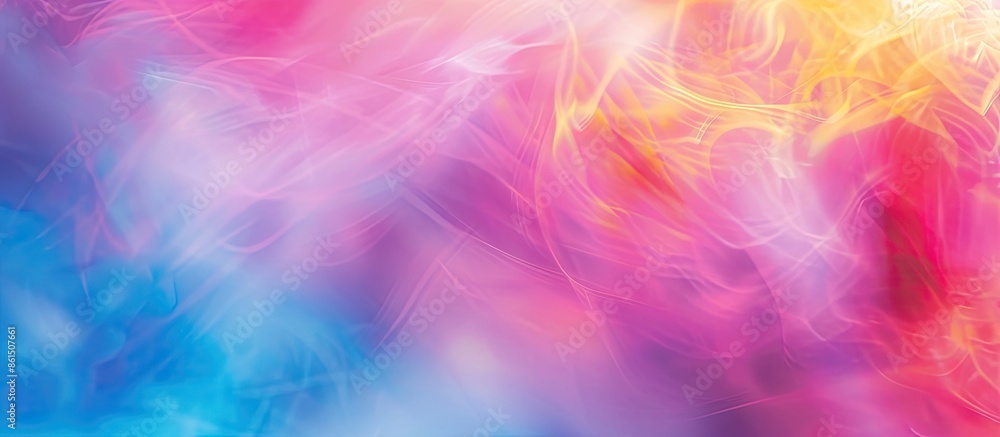 Poster blurry abstract background with vibrant colors and copy space image.