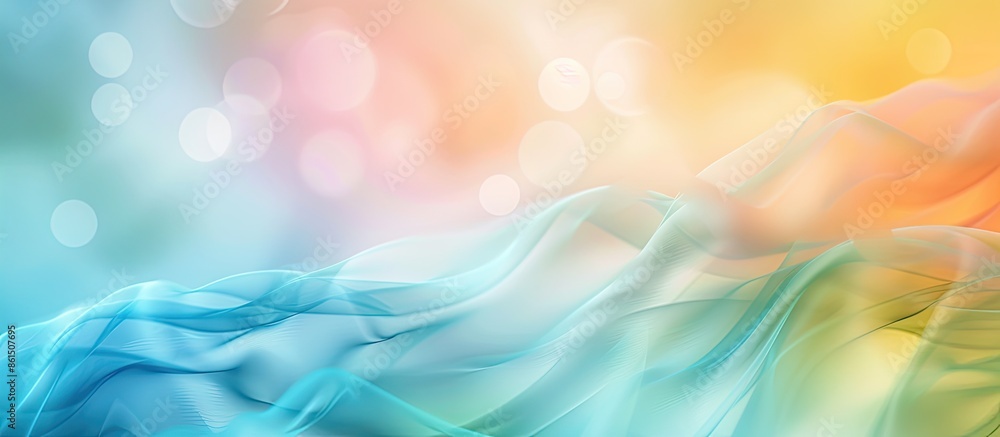 Poster colorful abstract background with a blurred effect, ideal for web design or wallpaper, with plenty o