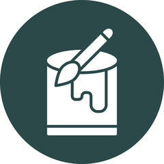Mural Vector Glyph Icon