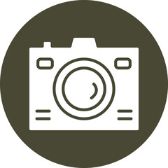 Camera Vector Glyph Icon