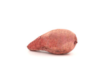 Sweet potatoes on a white background. Natural food
