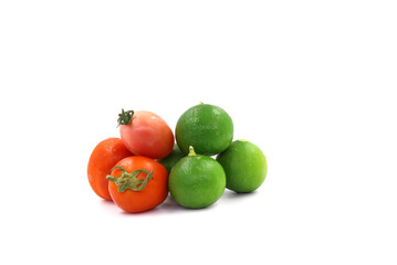 tomatoes and cucumbers