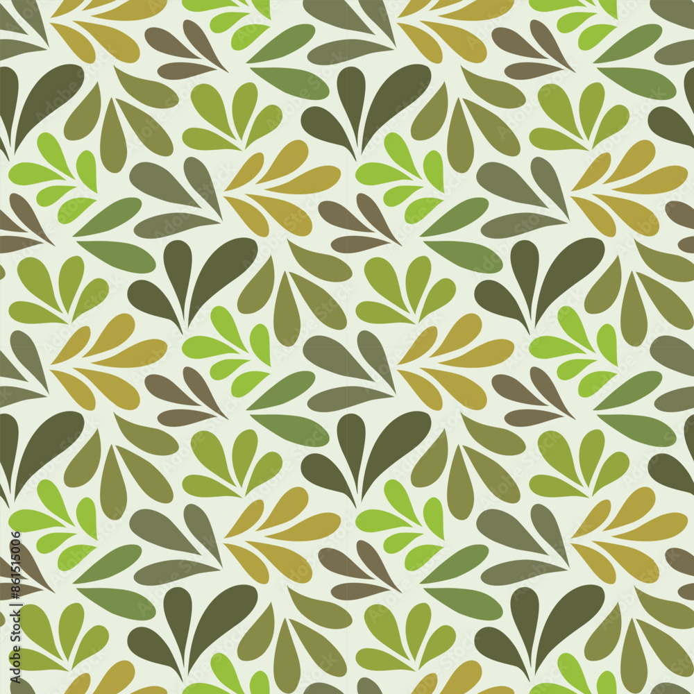 Canvas Prints seamless floral pattern