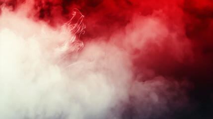 Obraz premium Color smoke stream on a black background. The background can be remove with a blending mode like screen.