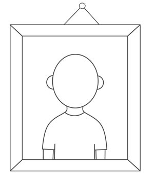 Potrait of me activity, drawing your self coloring book for kids, all about me worksheet