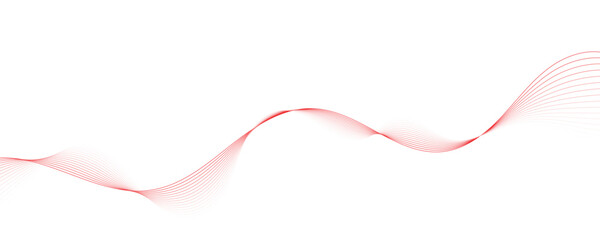 Abstract white background with red wave for design brochure, website, and flyer.

