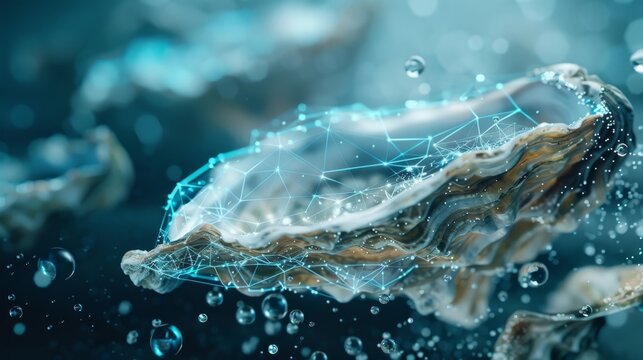 5Genabled oyster farming systems track water quality and salinity levels helping farmers optimize conditions for their aquatic crop.