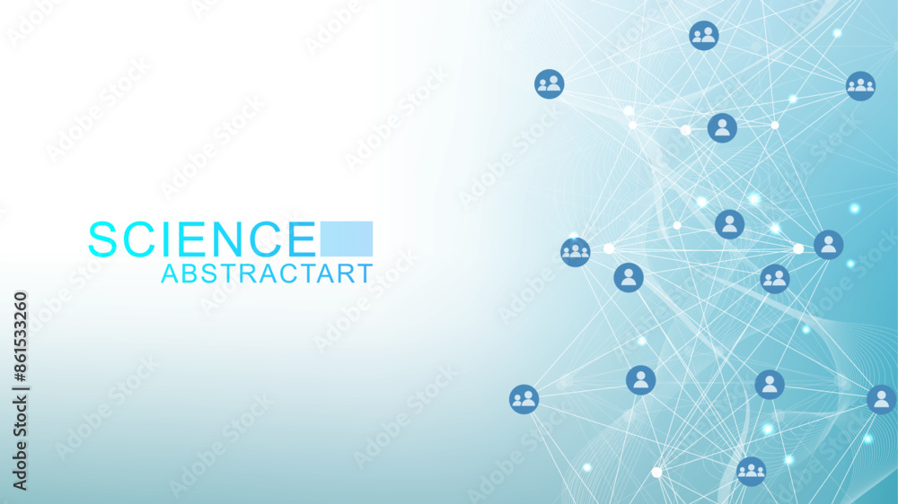 Poster global network connection. global business. social network communication. internet technology. vecto