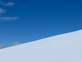 snow covered mountains