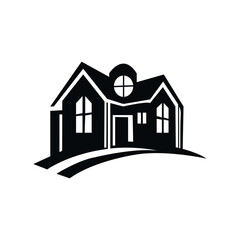 Buildings vector icon. city silhouette. vector illustration in flat design, skyscraper illustration sign. hotel symbol.