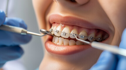 Orthodontic Treatment with Metal Braces