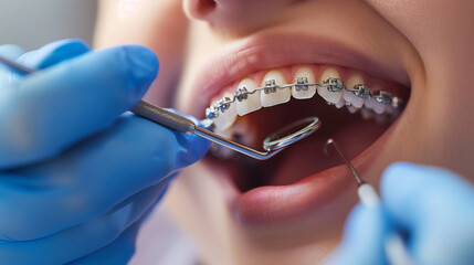 Dental Braces Procedure: Care and Precision