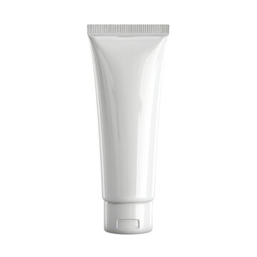 recommend clip art: White cosmetic tube with cap on transparent background clipart for toiletries