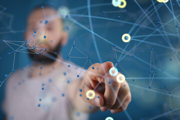 organization network team concept networking.